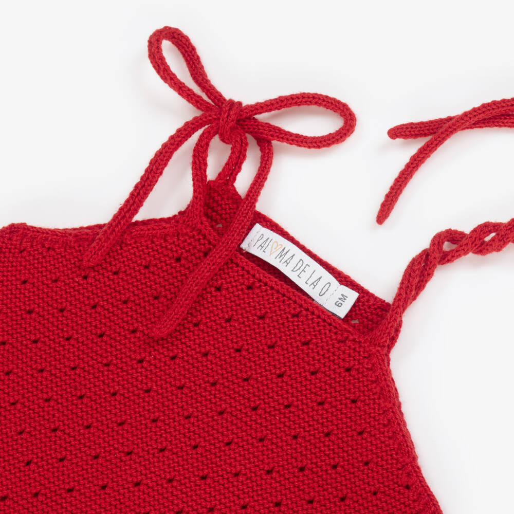 Knit Romper Mariquitas