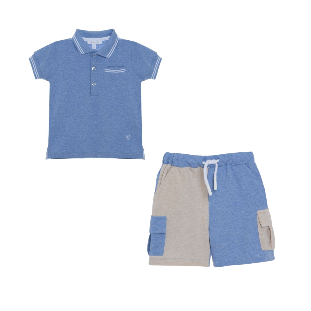 Indigo Terry Short Set