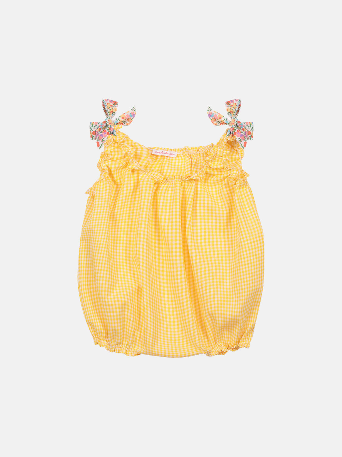 Romper Patchwork Arancio