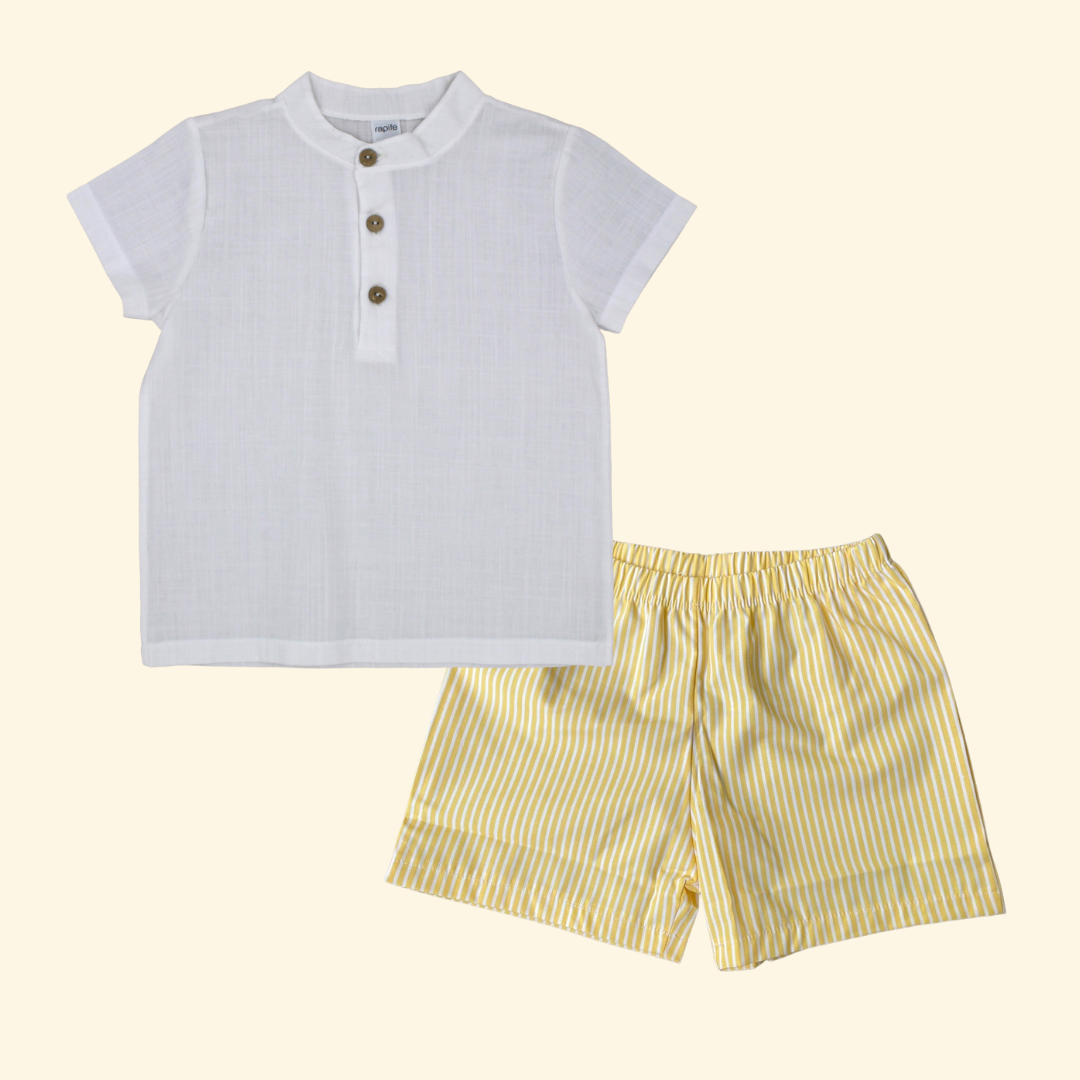 Short Set Creamy Yellow
