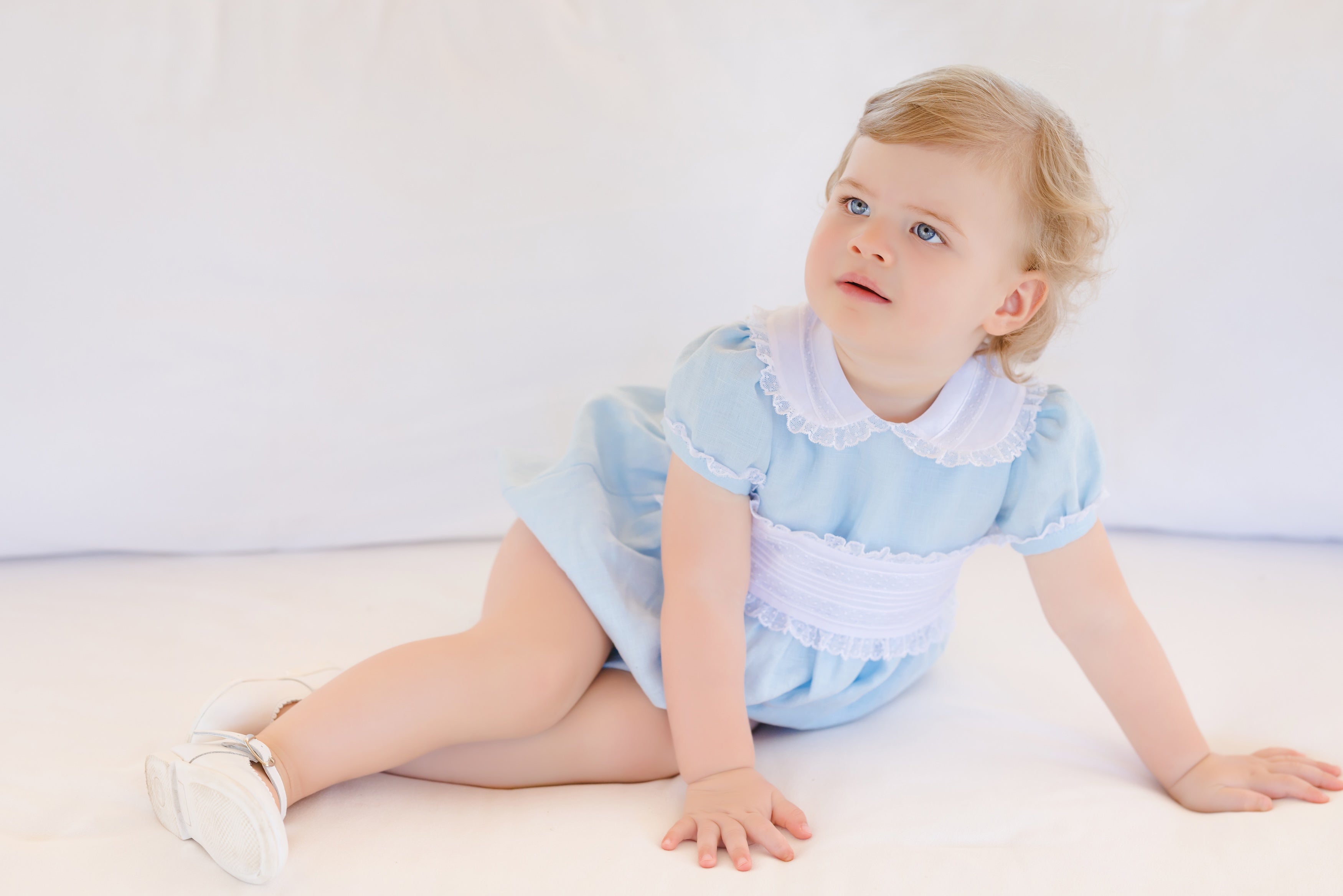 Linen Pink Classic Romper