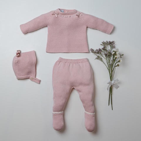Knit Set Bloom- 3pc