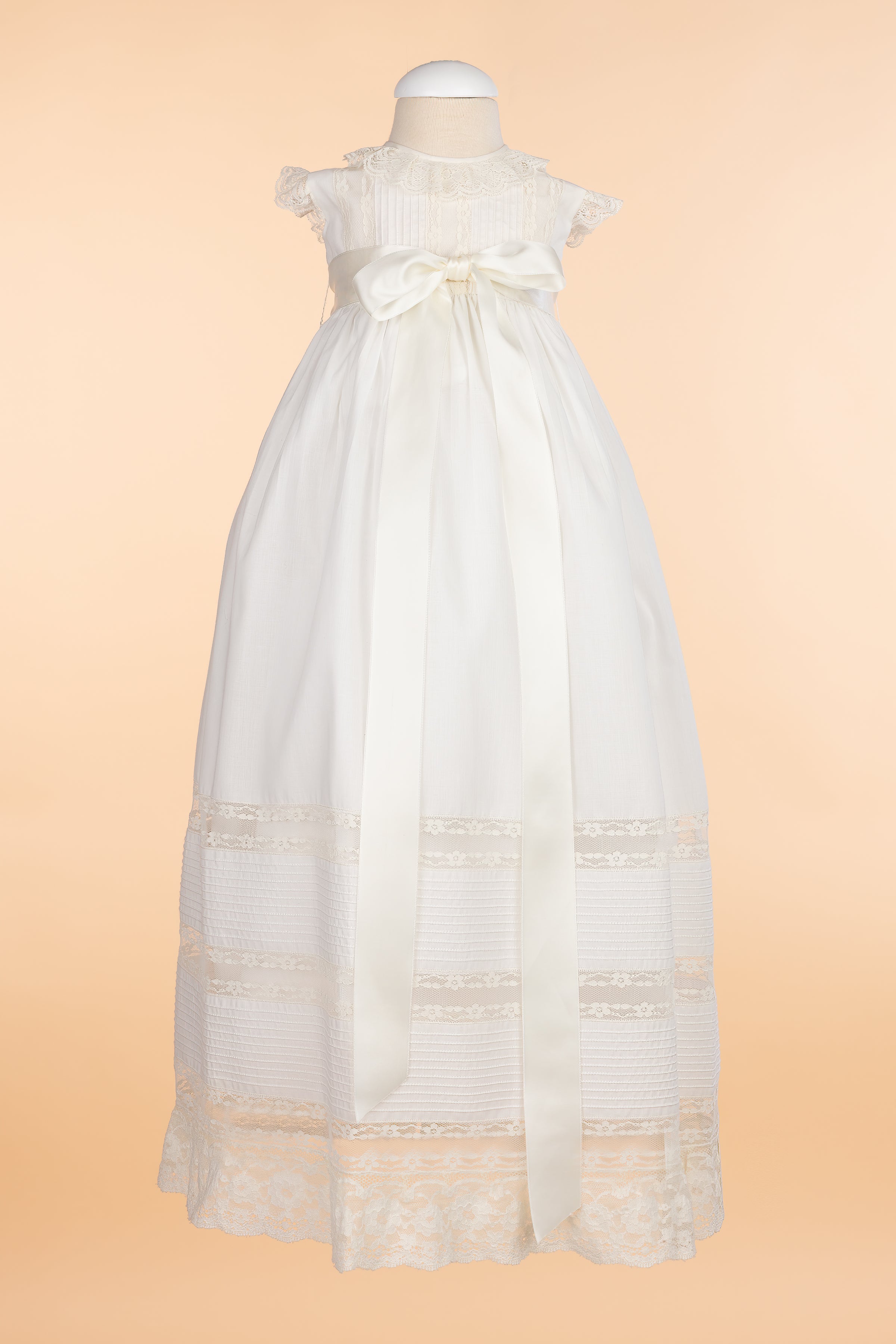 Christening Gown Batista Valencien Doble