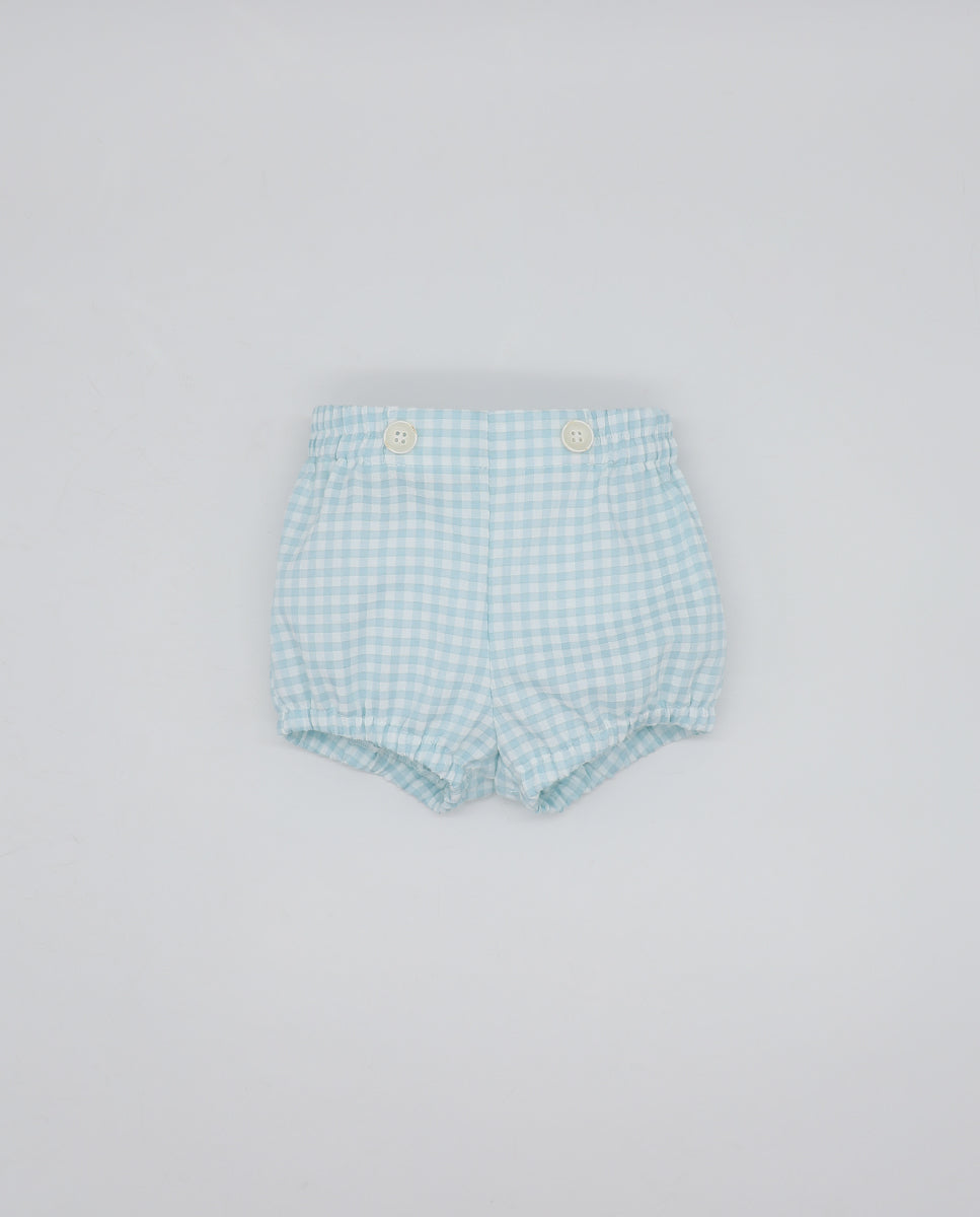 Boy Set Turtle Vichy- 2pc