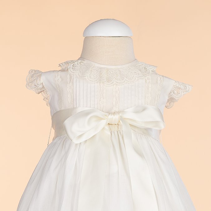 Christening Gown Batista Valencien Doble