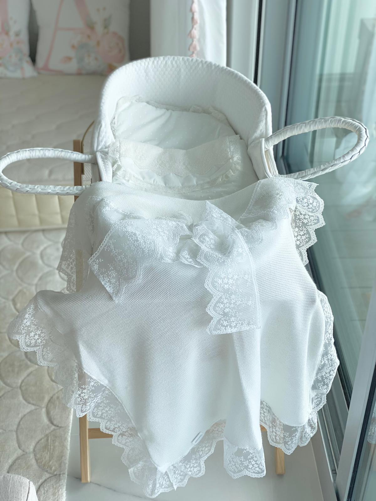 Crib Set Blanche- Envelope and blanket