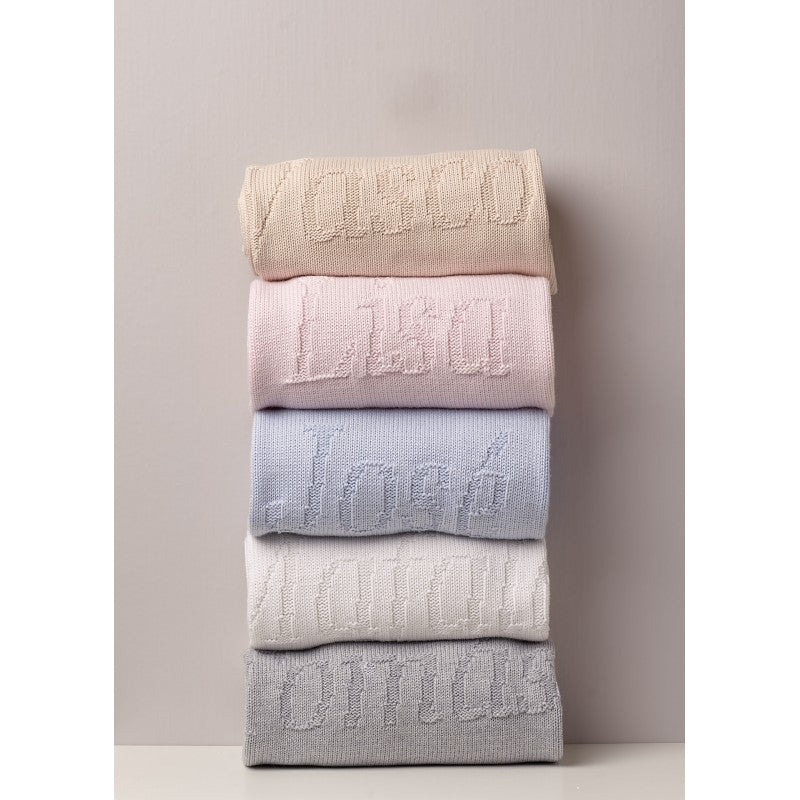 Blanket Custom Name- Cotton