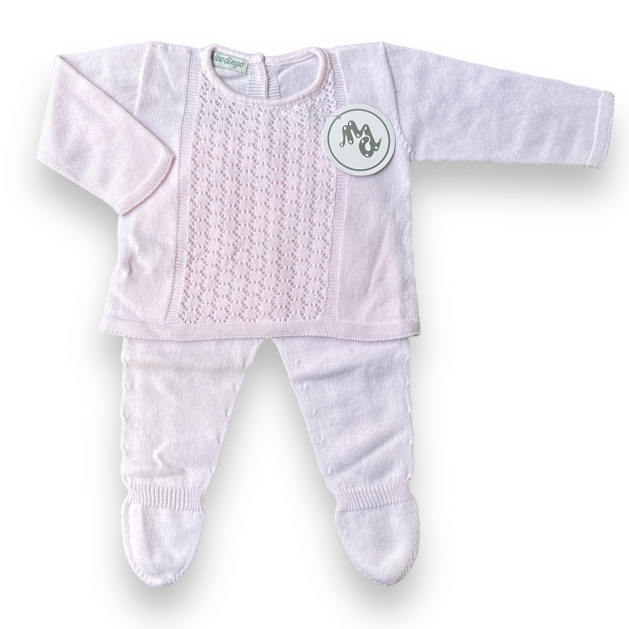 Knit Set Caladitos- Baby Pink
