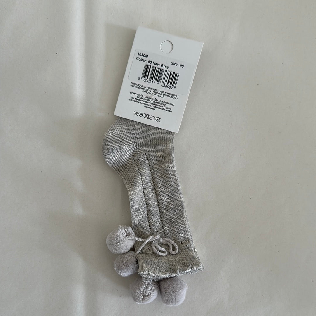 Cinq Lapins Knee Socks Pompom