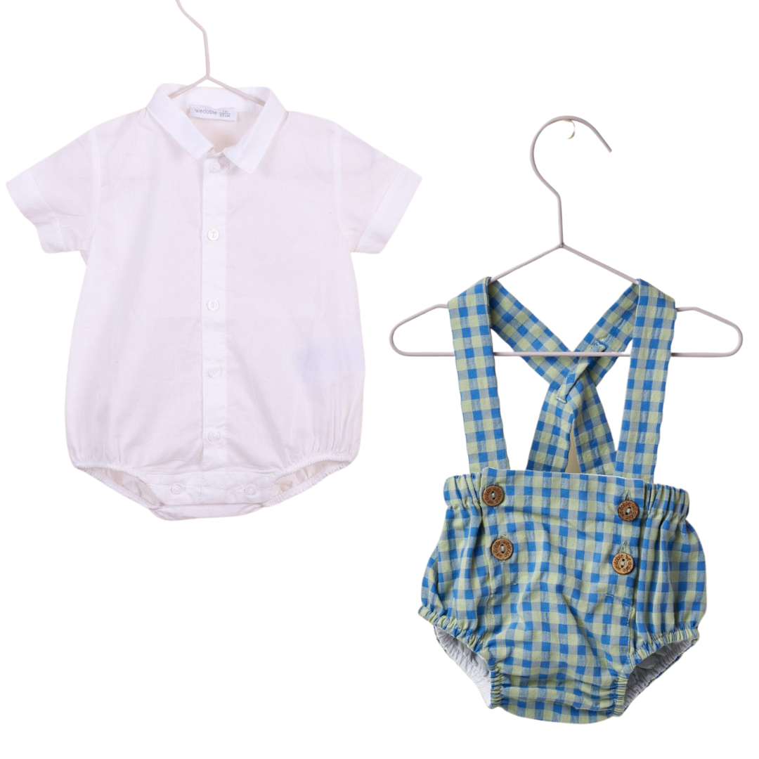Dungaree Set Santorini