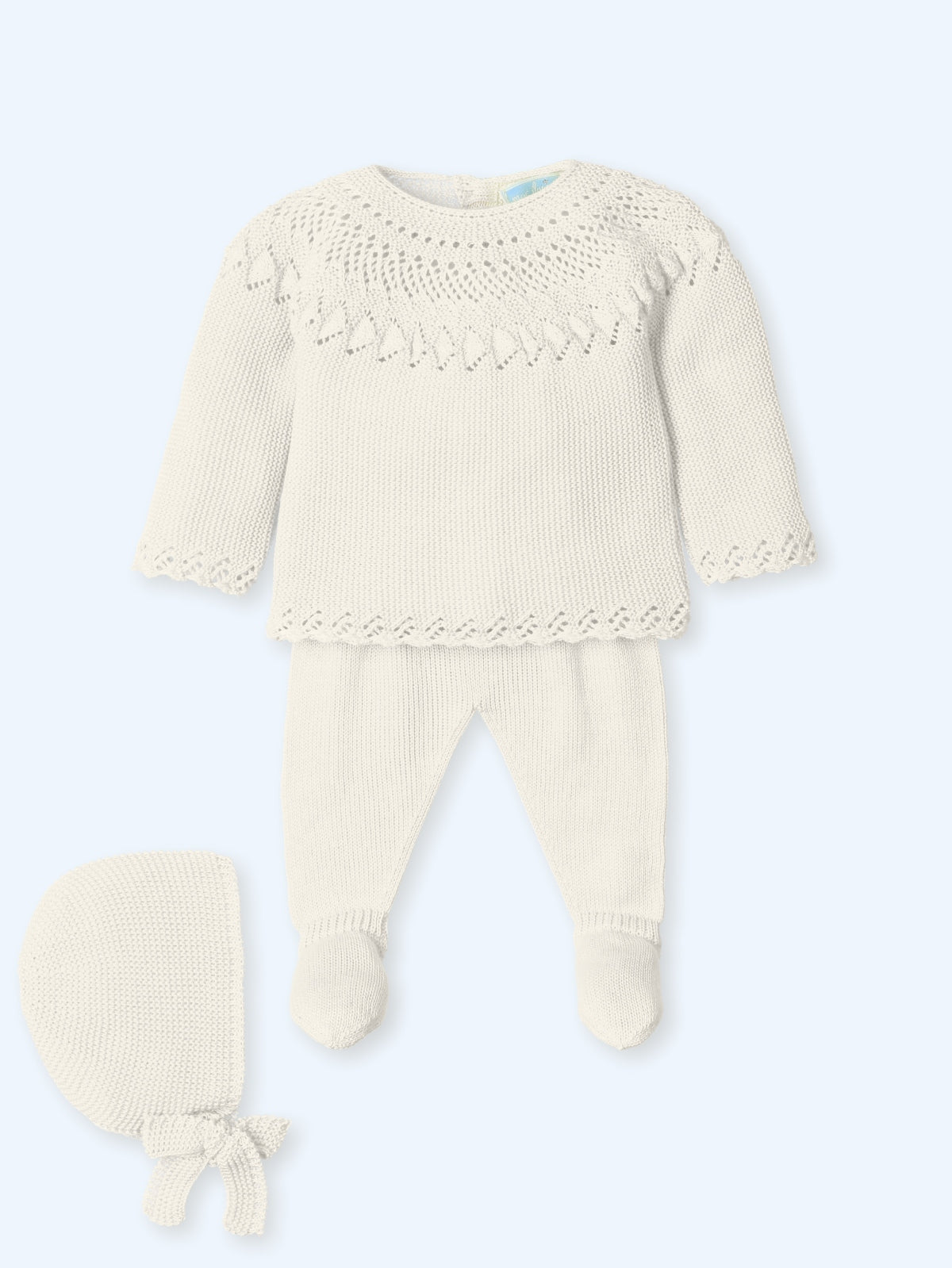 Knit Set 'Limonata' Ecru