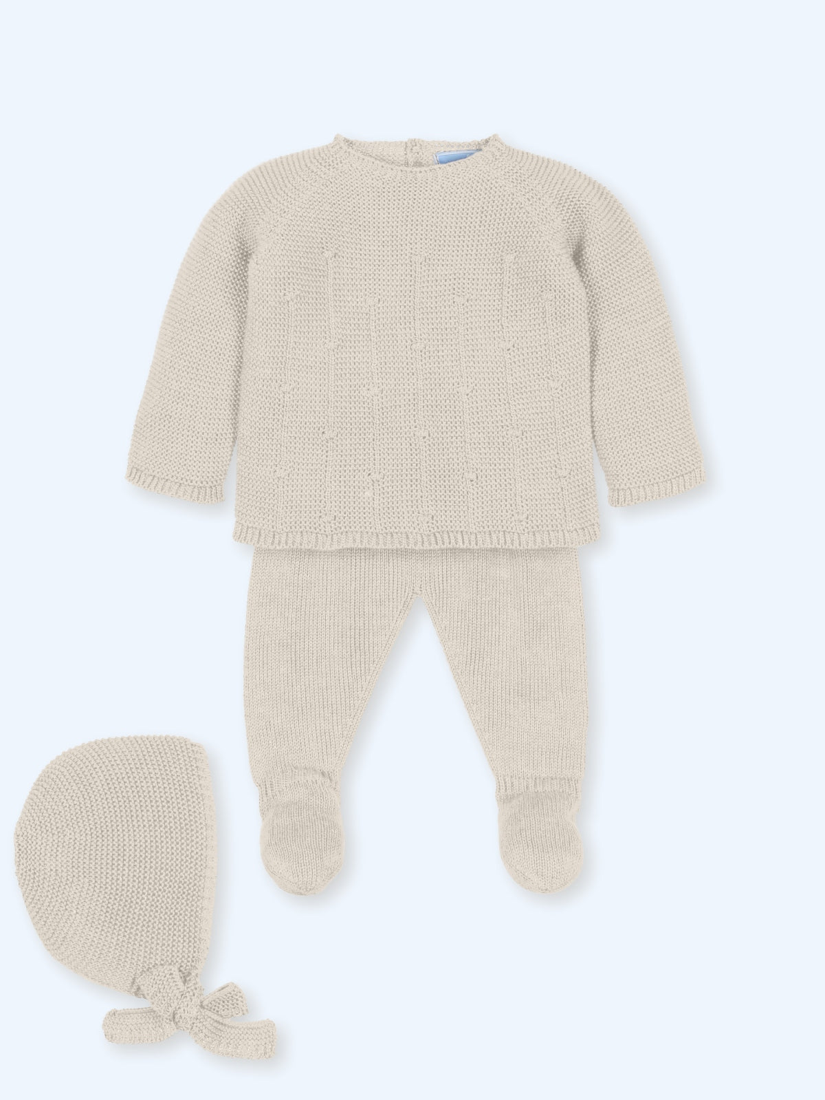 Knit Set 'Etoile' Natural