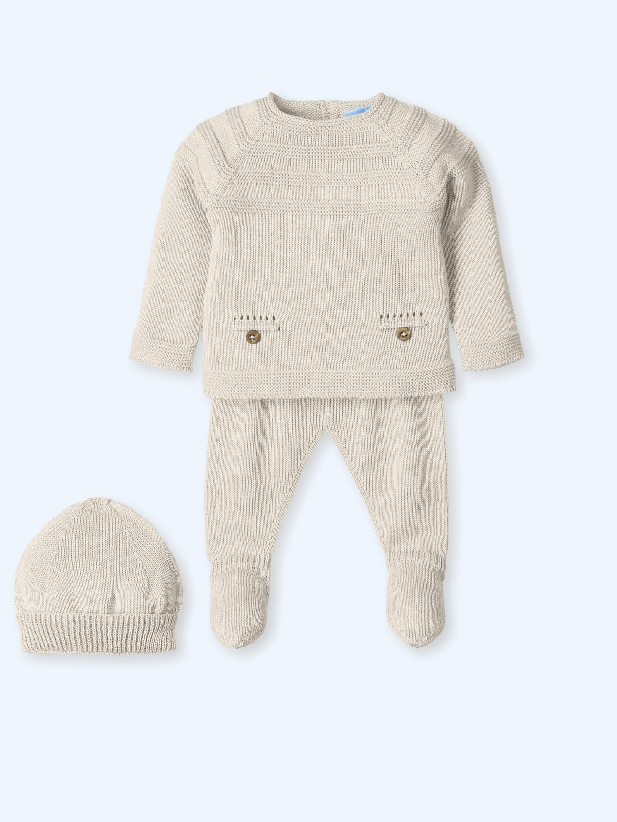 Knit Set 'Tigris' Natural