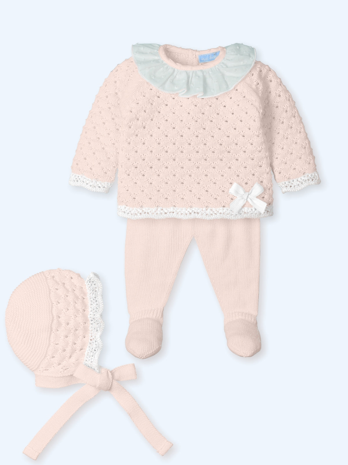 Knit Set 'Mykonos' Nude Pink