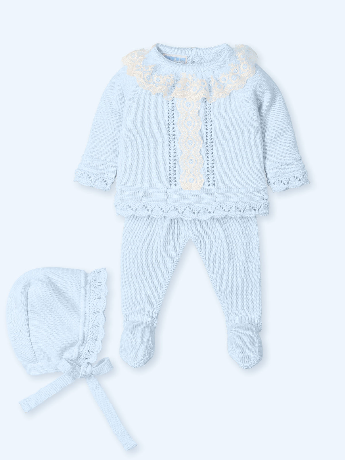 Knit Set 'Miami' Lace Blue