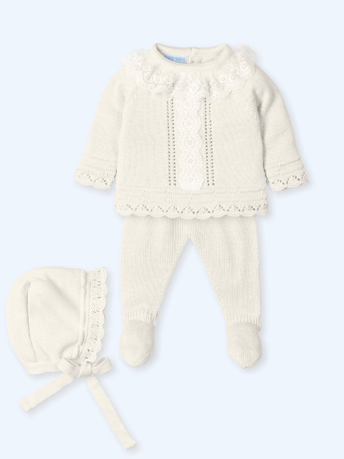 Knit Set 'Miami' Ecru