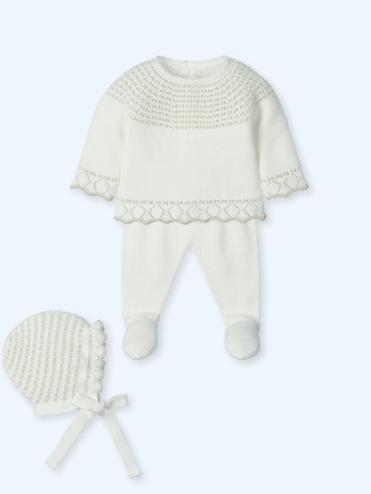 Knit Set 'Dots Bliss' Angora