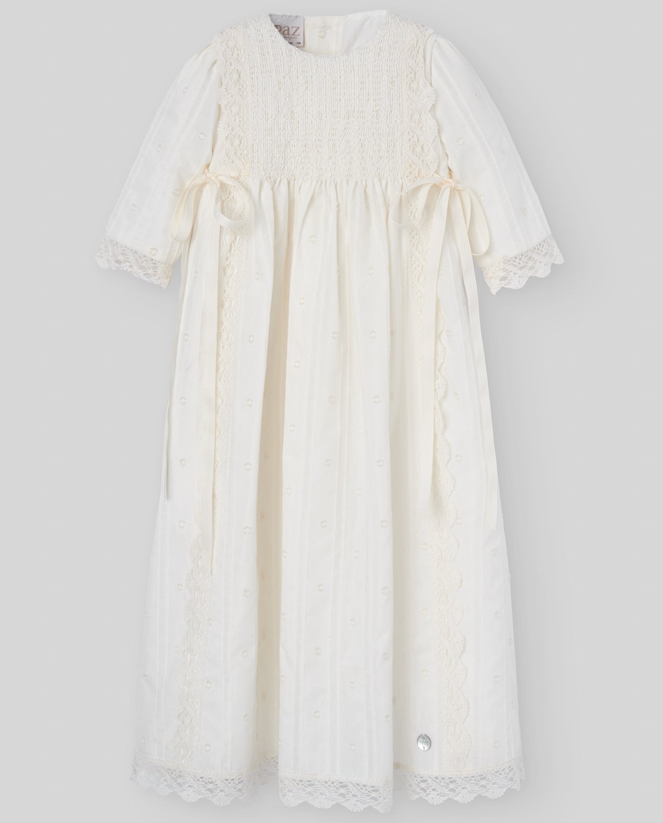 Christening Gown Organza- 2pc