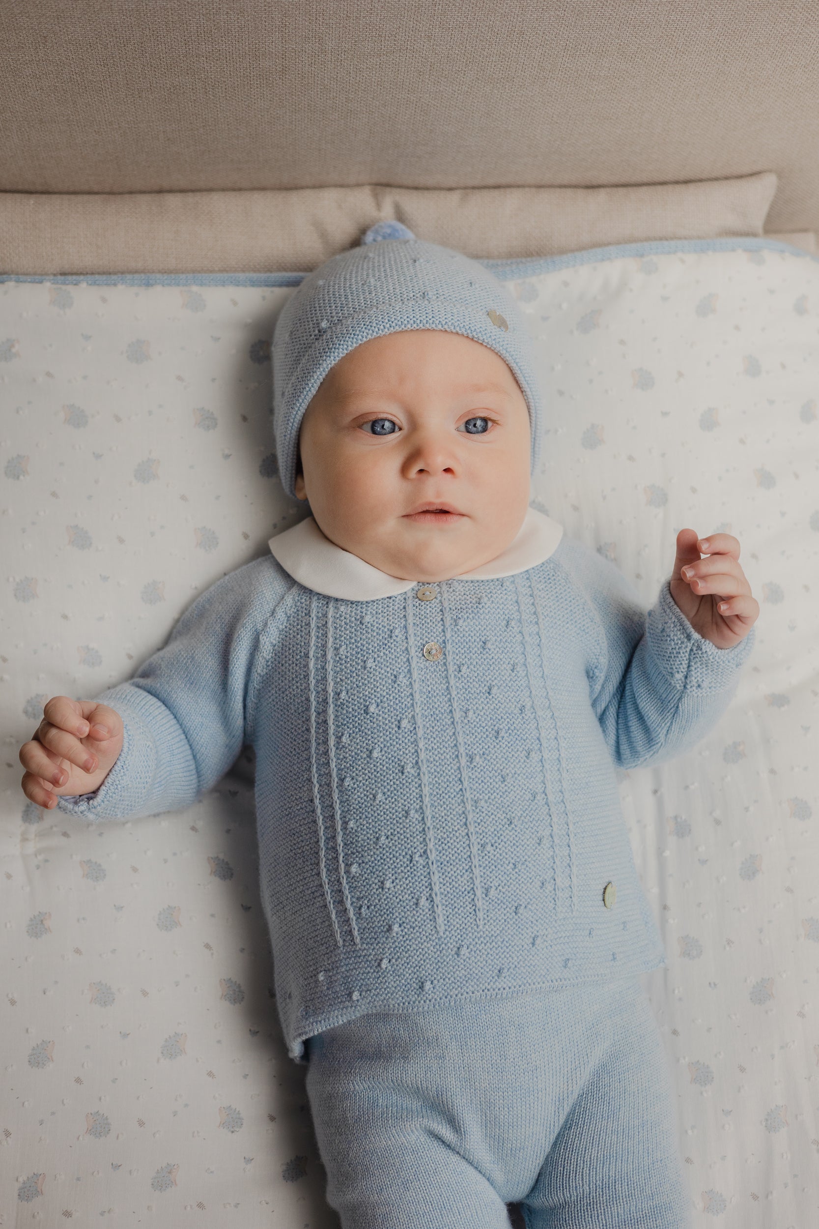 Knit Set Erizos- 3pc