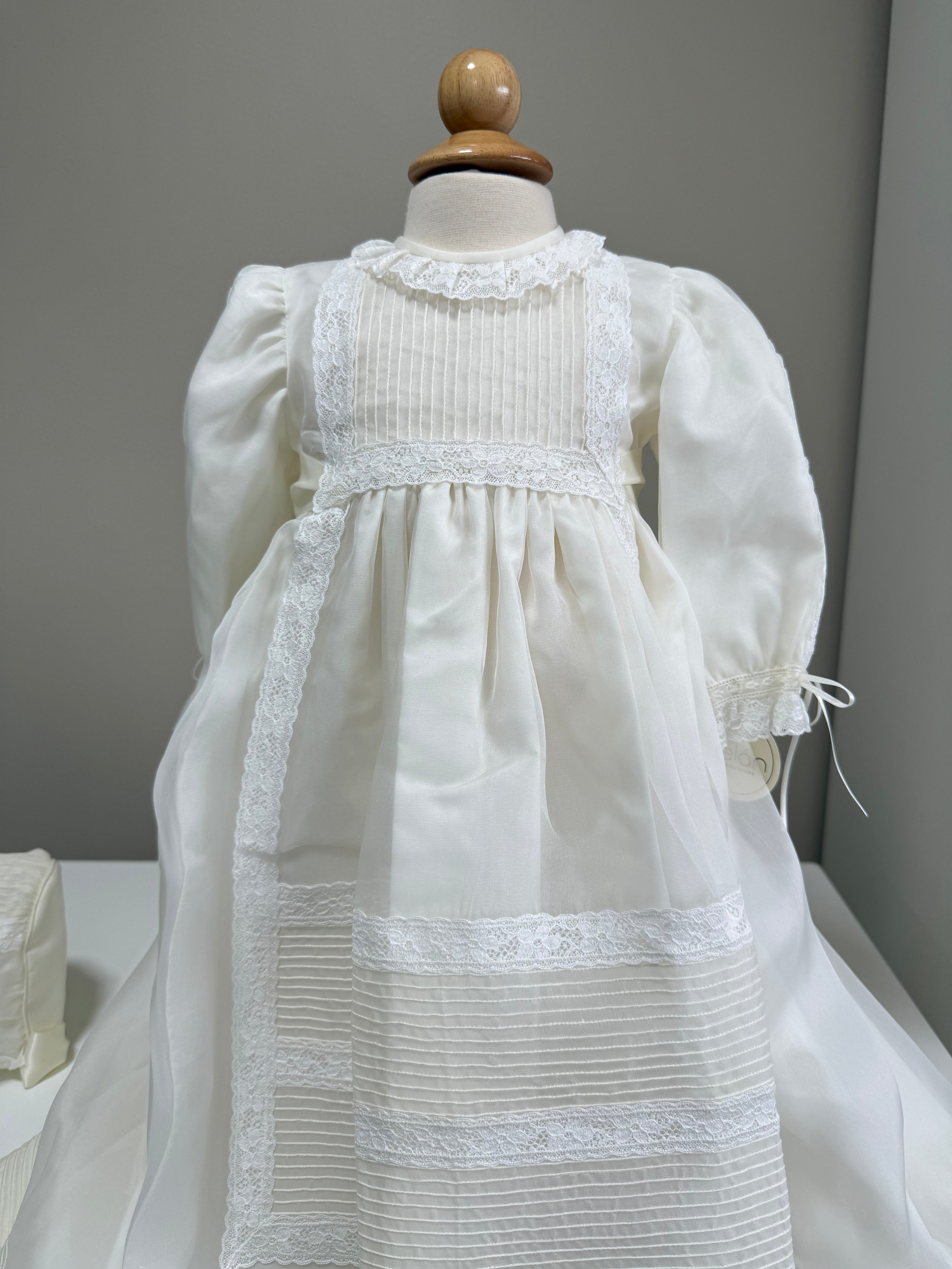 Christening Gown Daniela- Long Sleeve