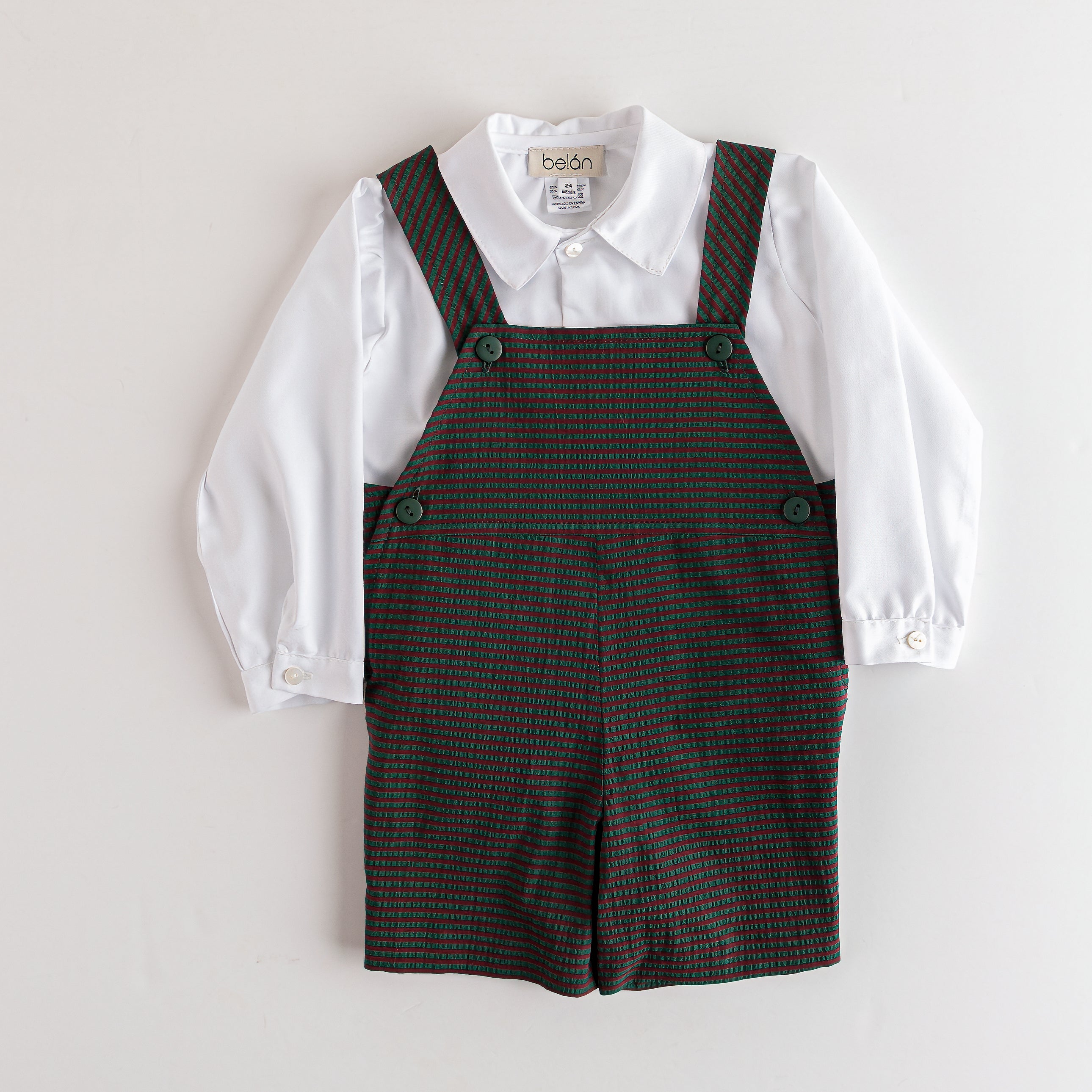 Dungaree Set Mistletoe