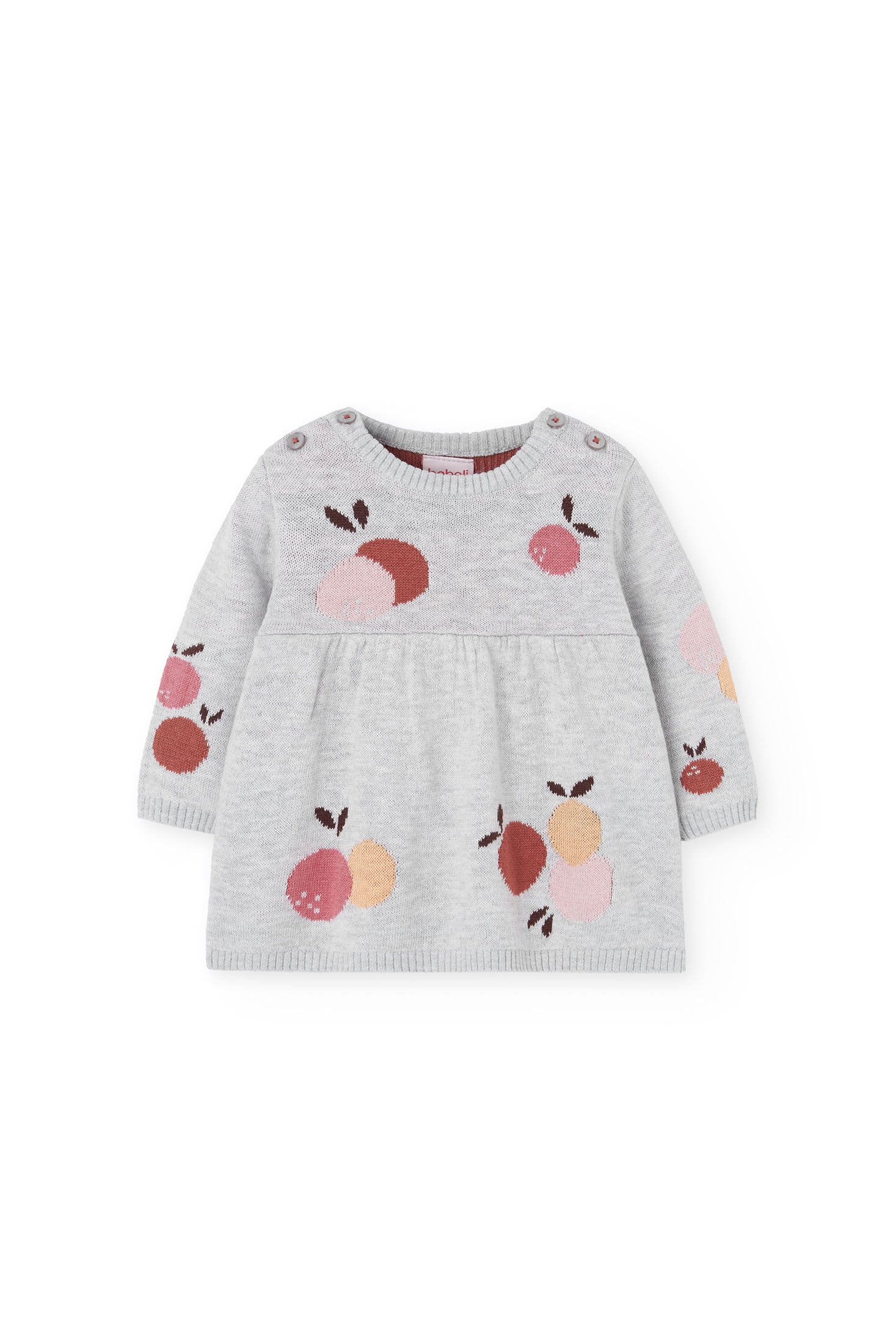 Dress Grey Fruits