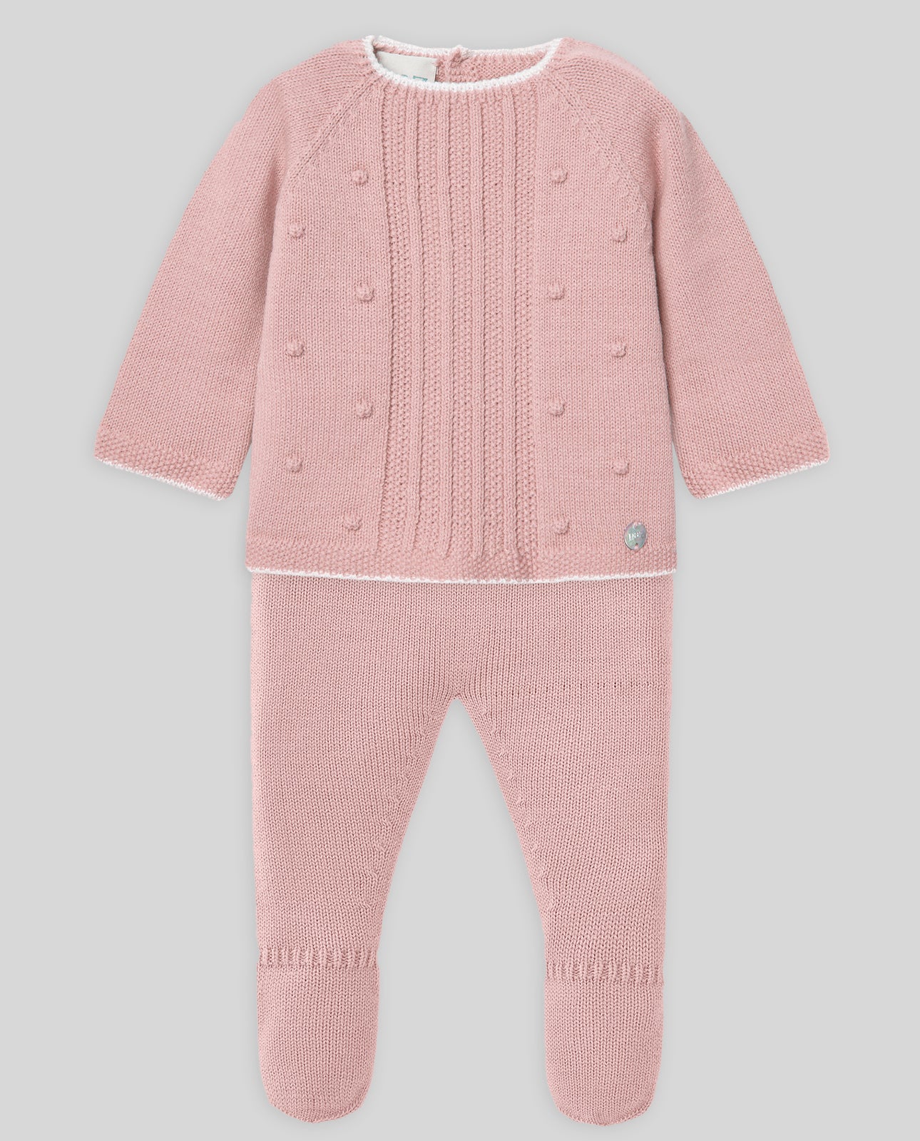 Knit Set Mist Pink- 2pc