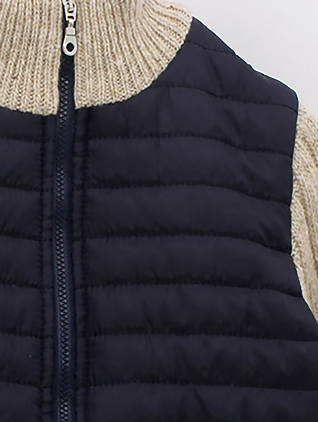 Boy Knitted Puffy Coat