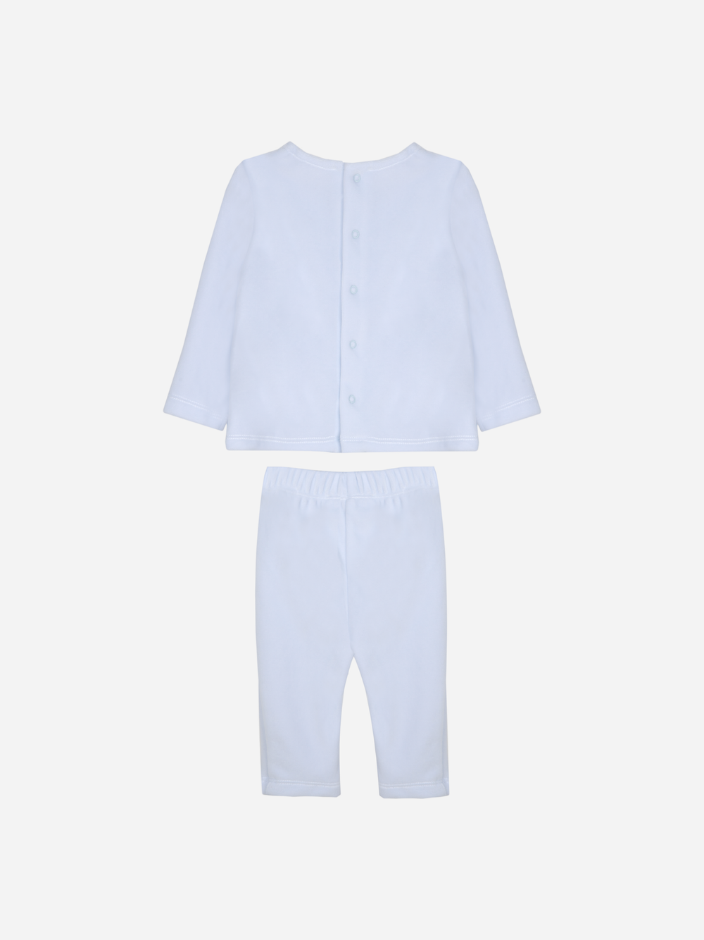 Lapins Blue Set with Embroidered Bib