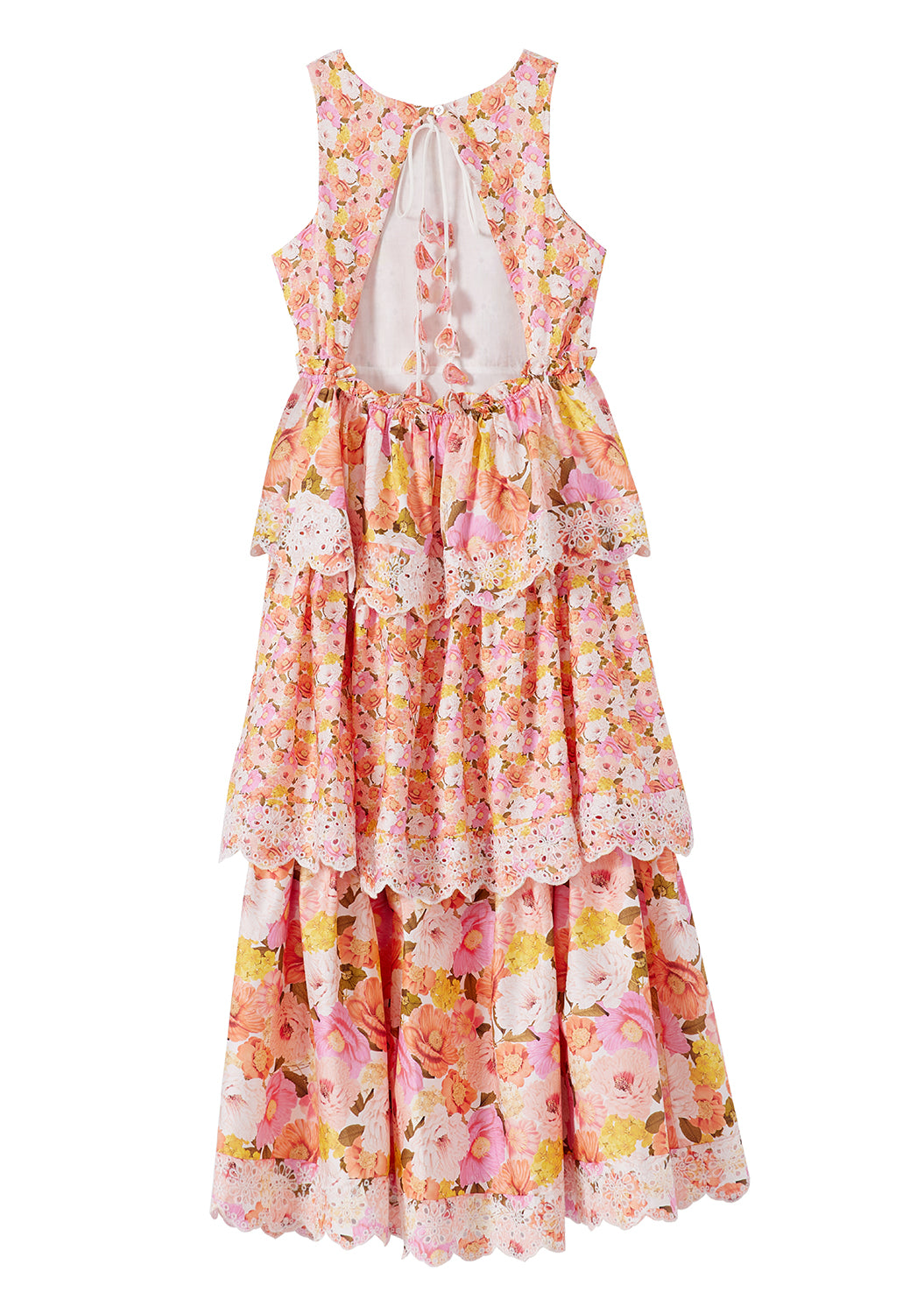 Dress Blossom Embroidered Maxi