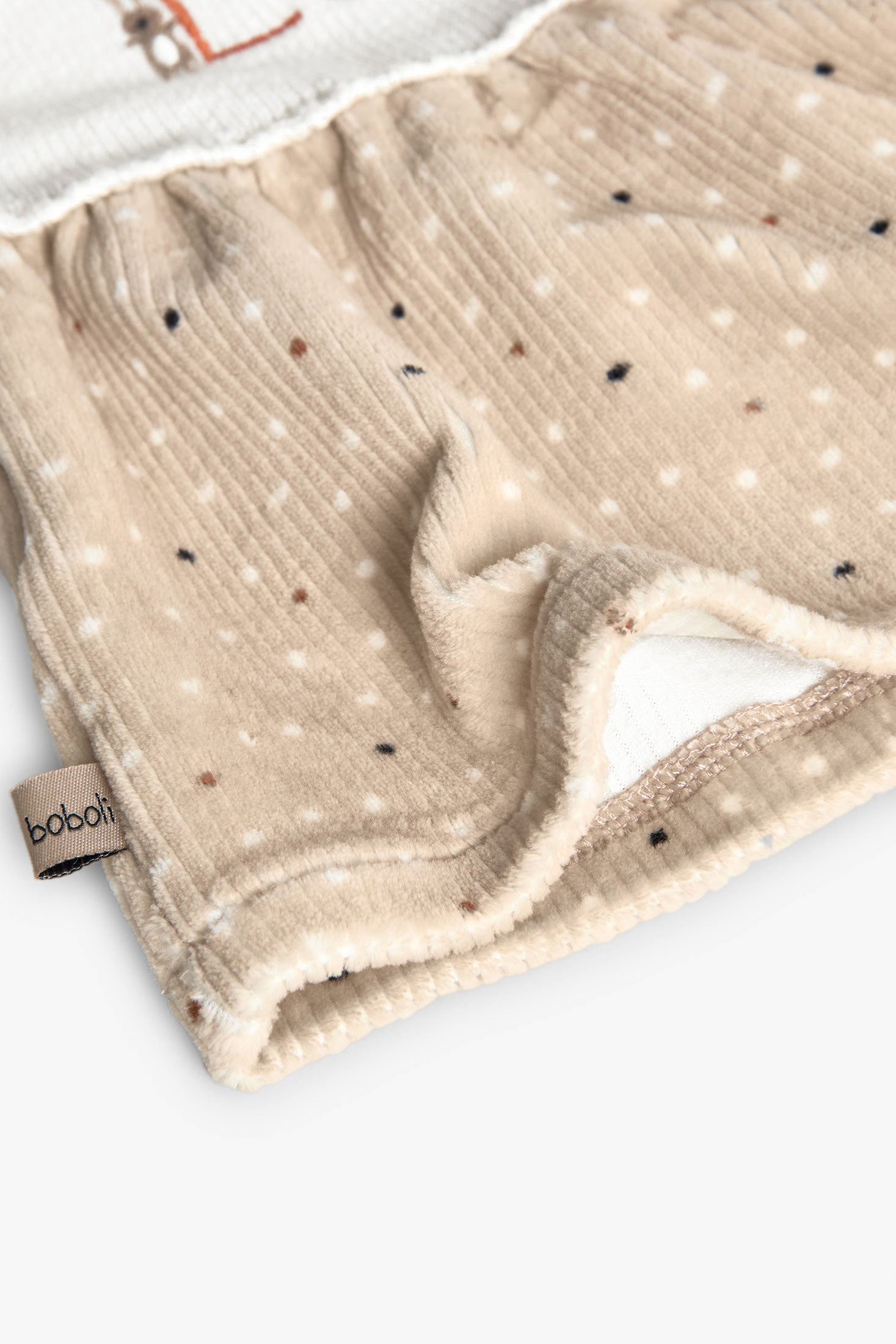 Dress Cream Polka Dots