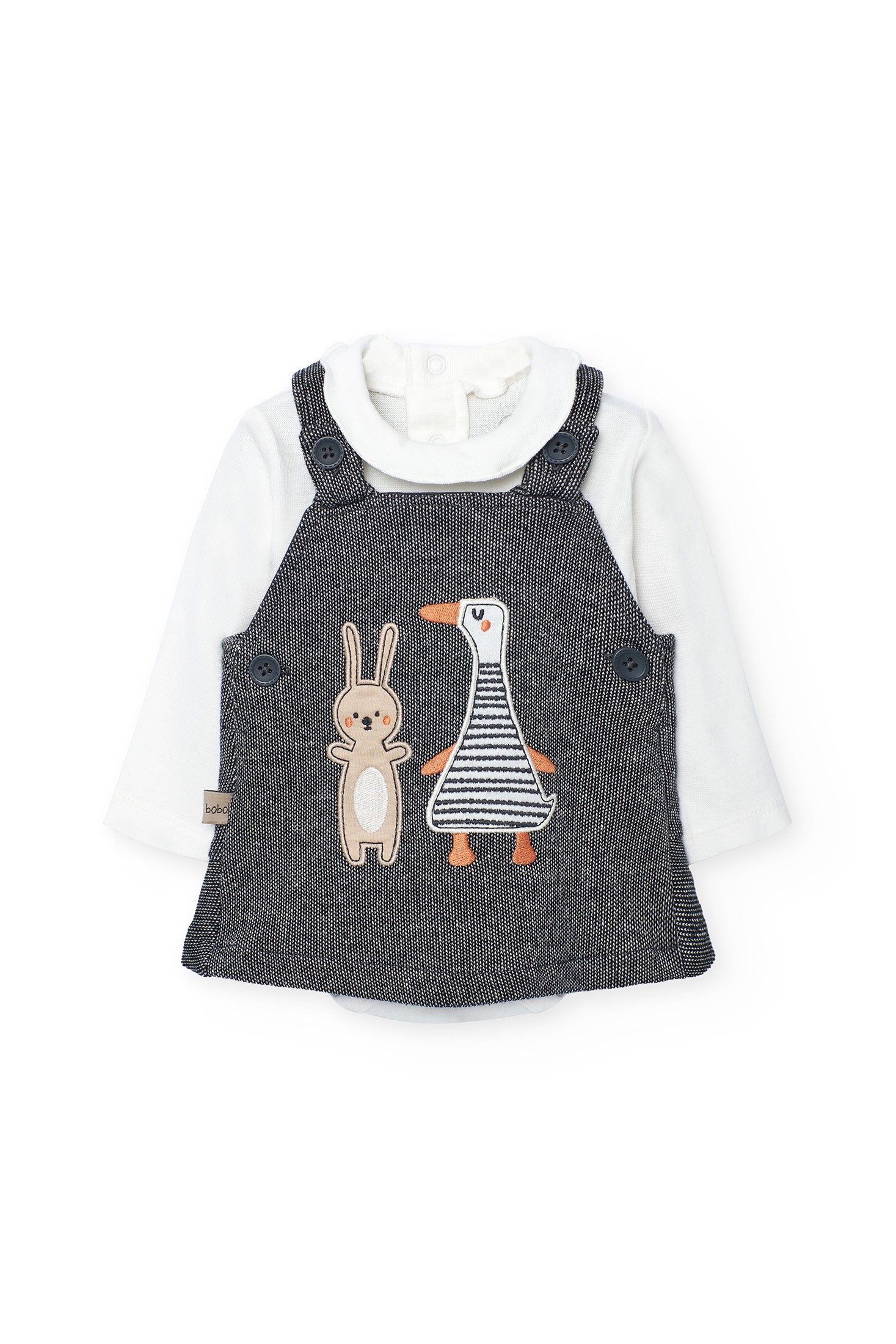 Baby Set Animals Grey