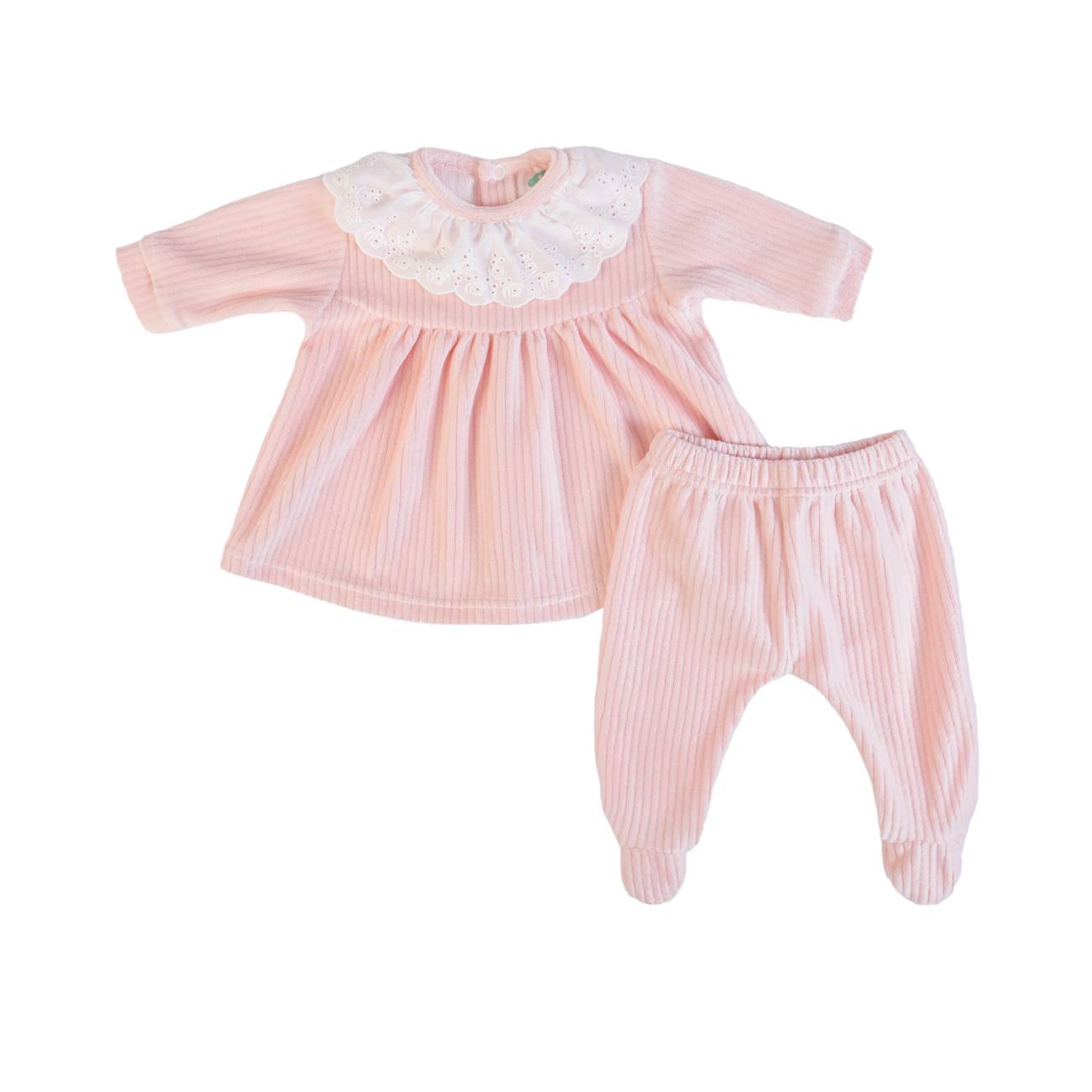 Outfit Set Rib Pink