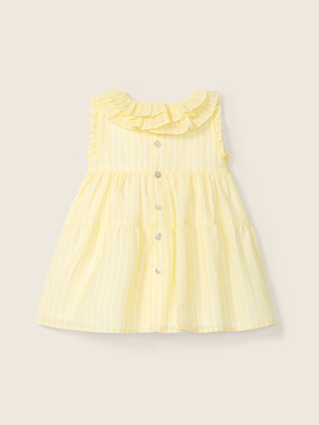 Dress 'Yellow Grow' Stripes