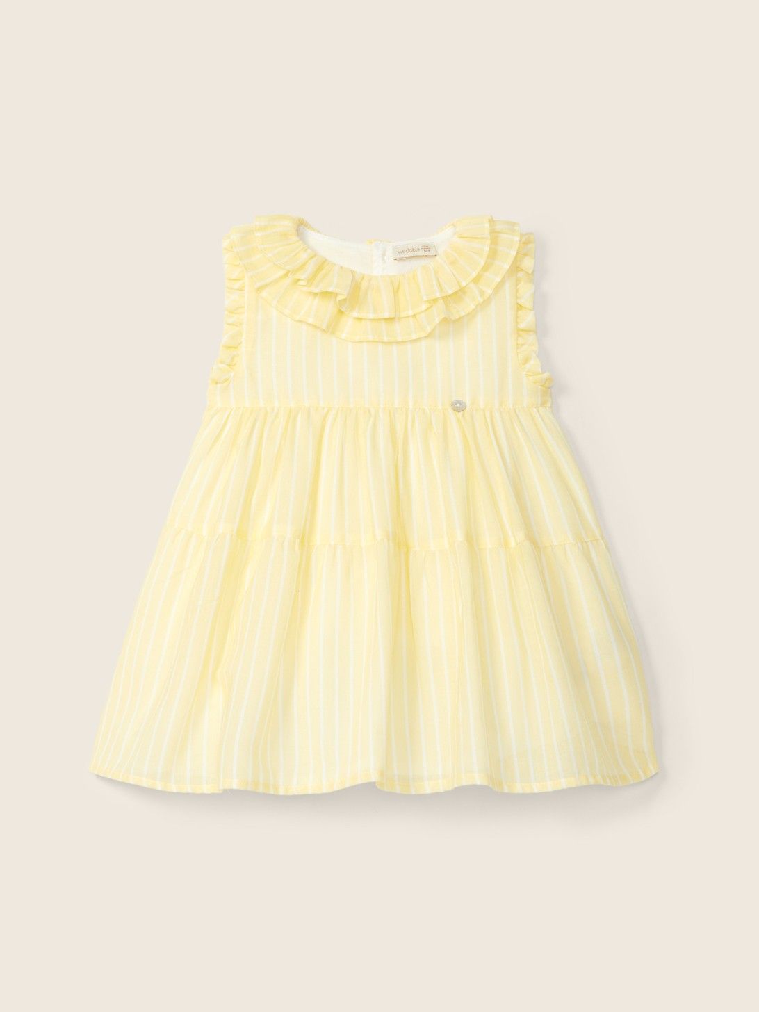 Dress 'Yellow Grow' Stripes