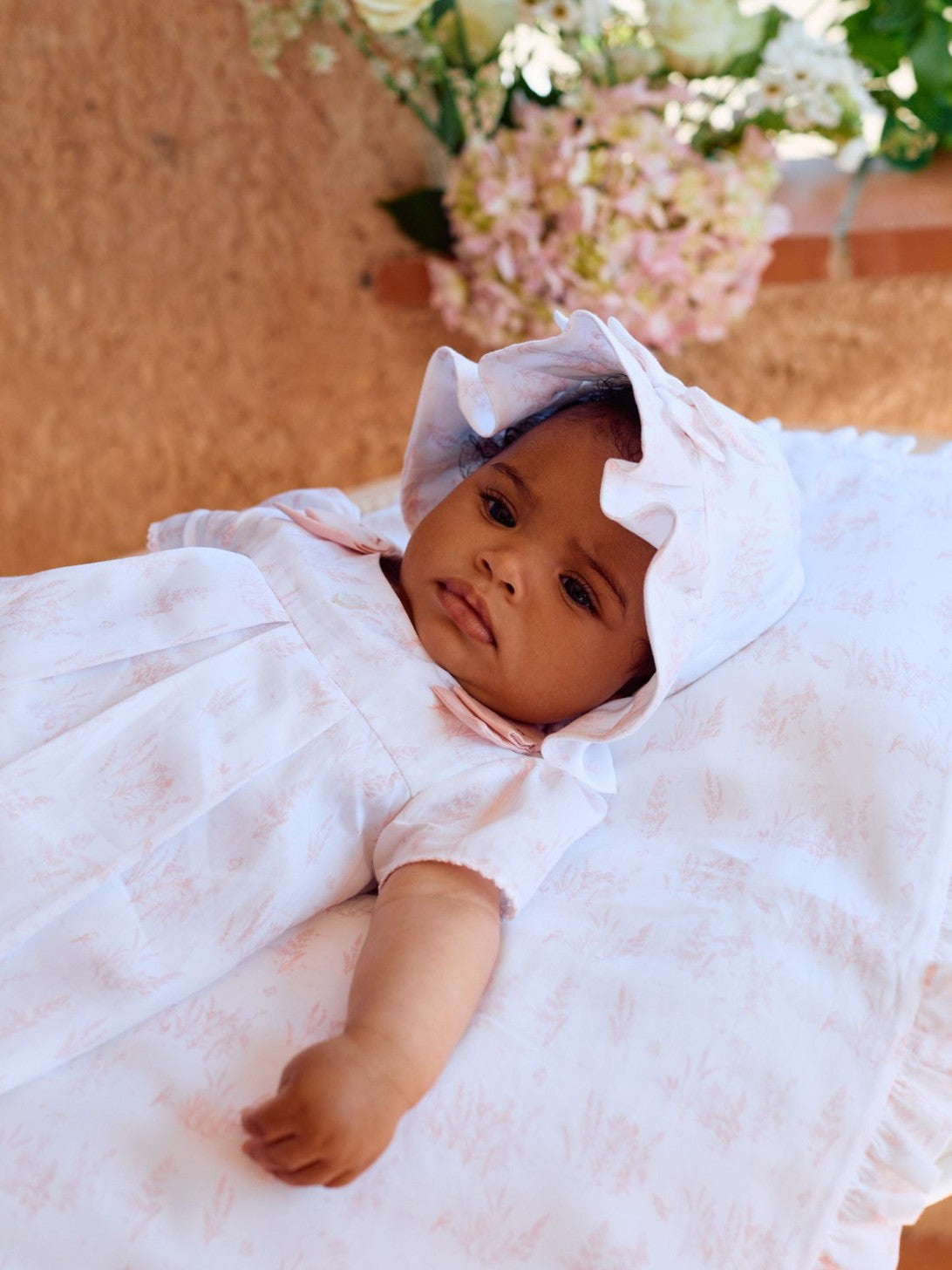 Blanket 'Florecitas Pink'