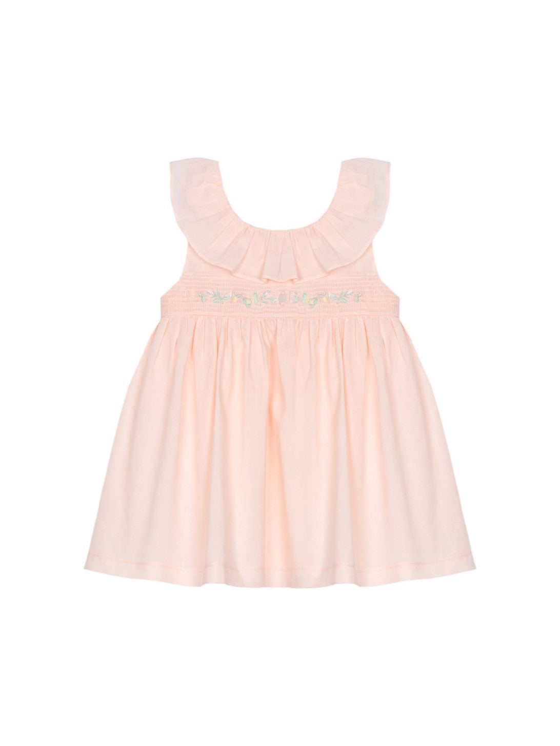 Dress 'Salmon Embroidery'