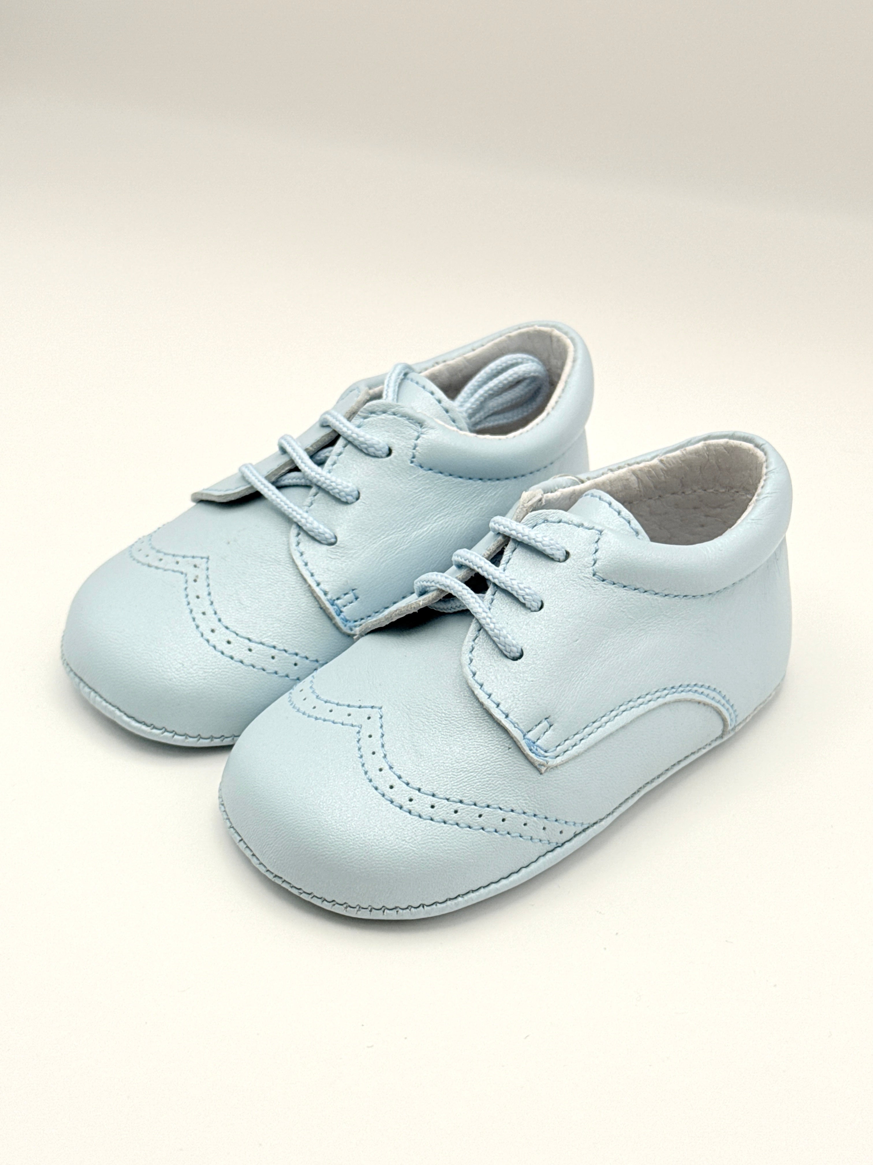 Crib Shoe Blucher Nacar Blue