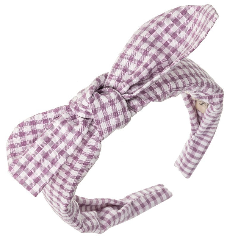 Headband Vichy Bow