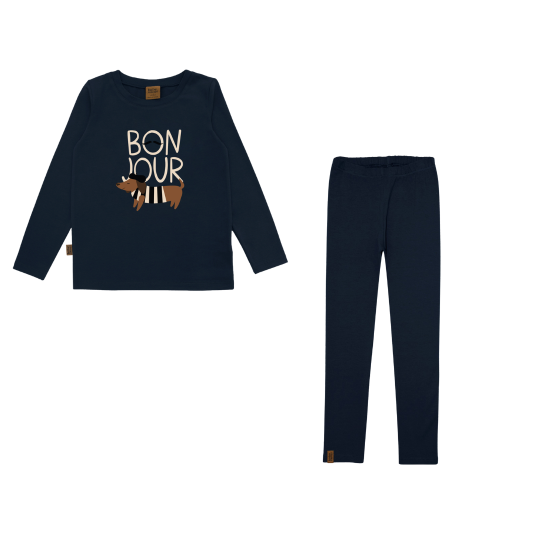 Legging Set Bonjour Navy