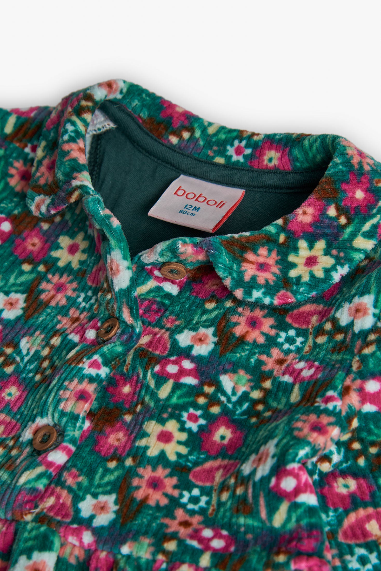 Dress Green Flowers