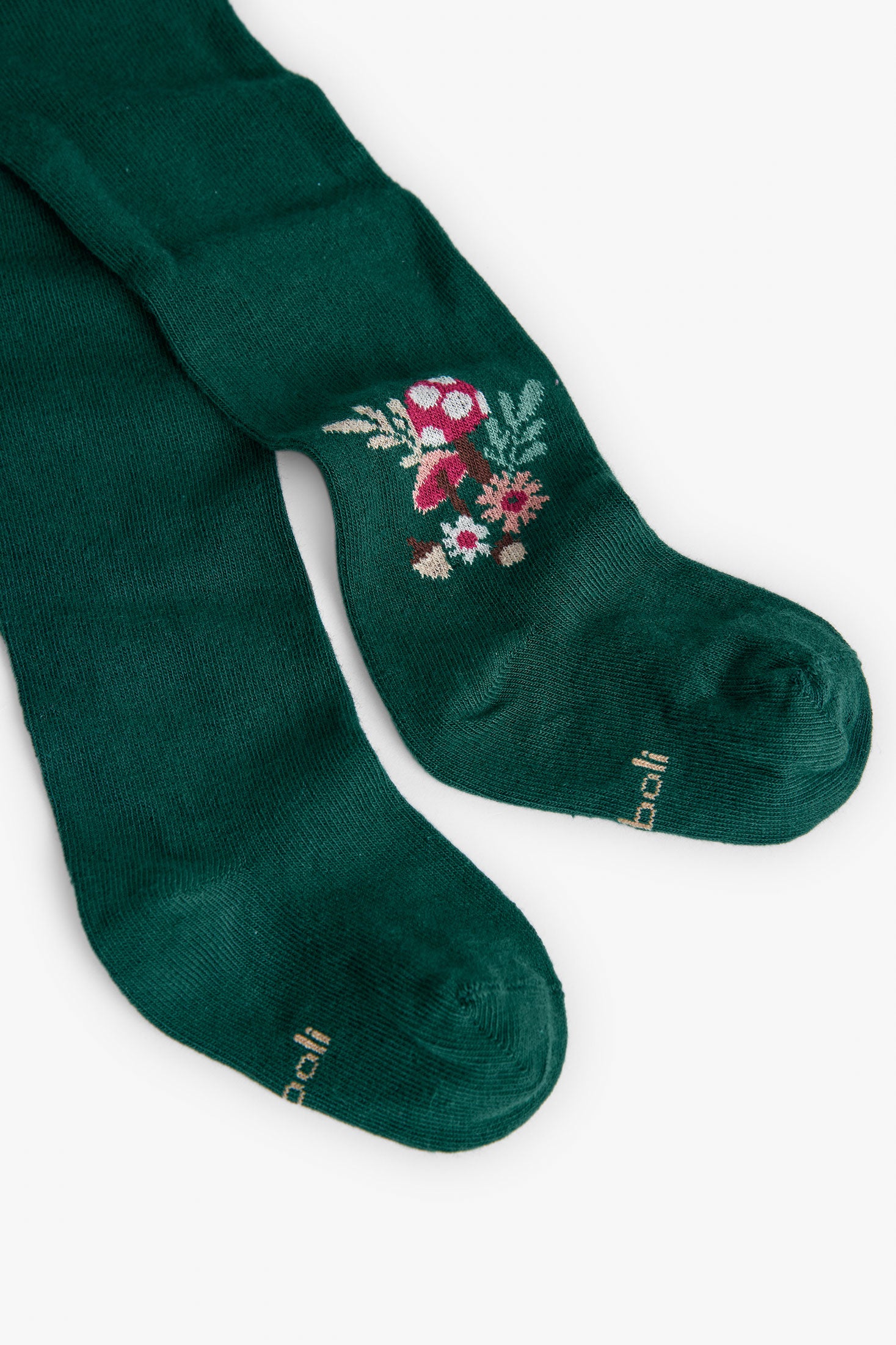 Leotards Green Flowers