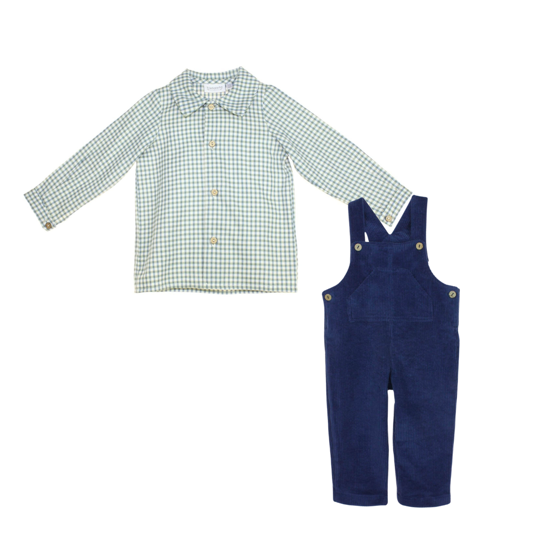 Dungaree Set Grosella