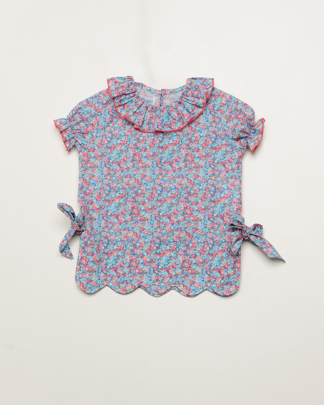 Short Set 'Floral Liberty' Coral