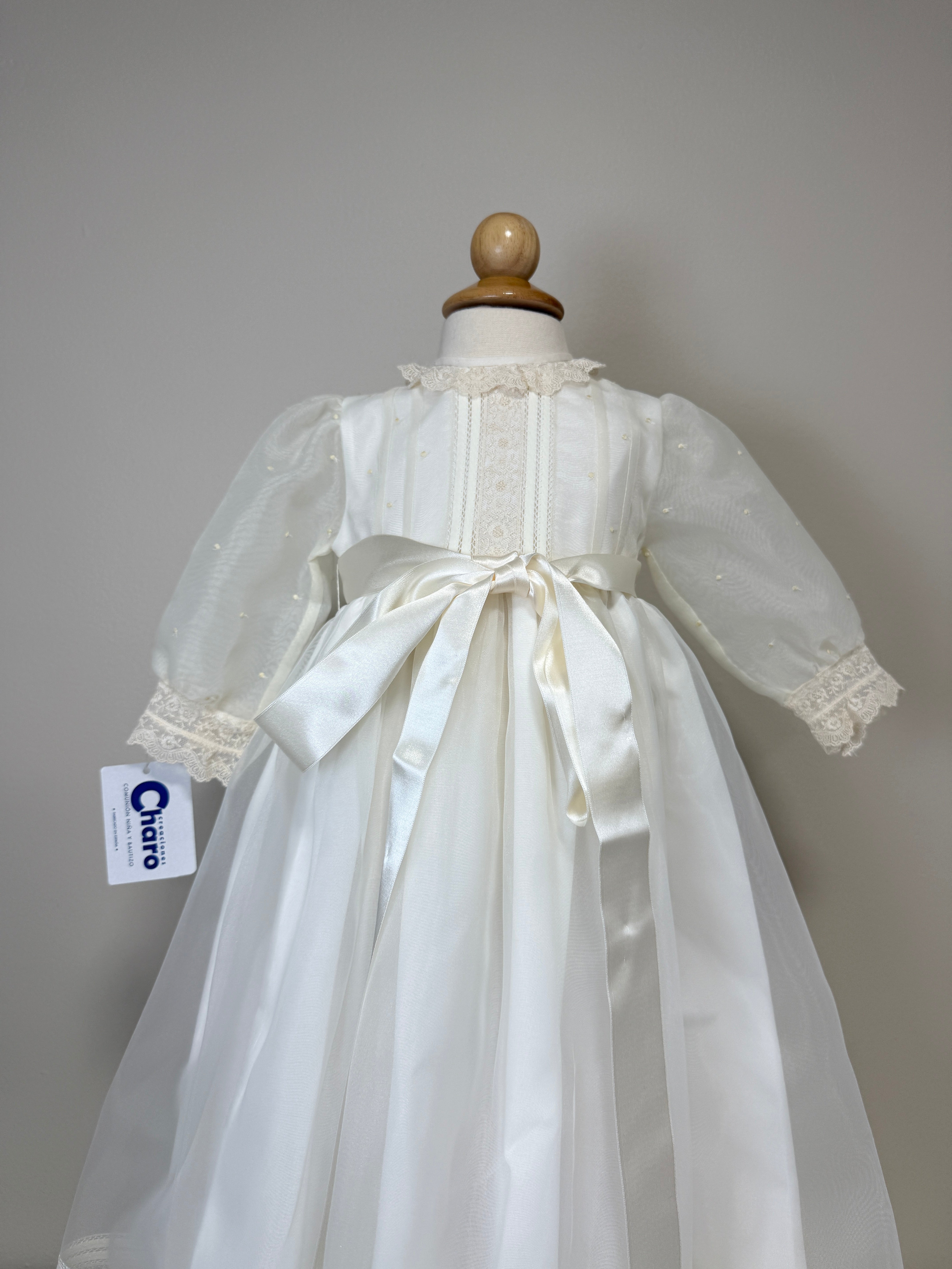 Christening Gown Mercedes- 2pc