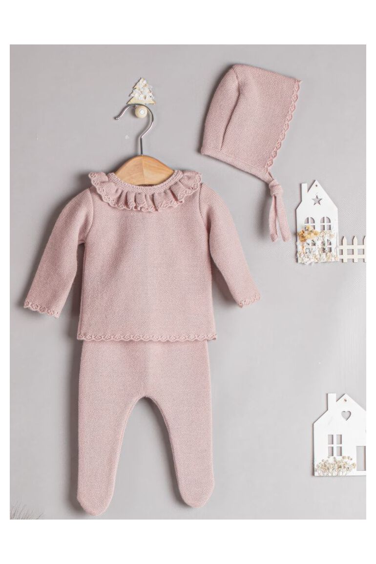 Knit Set Nude Pink