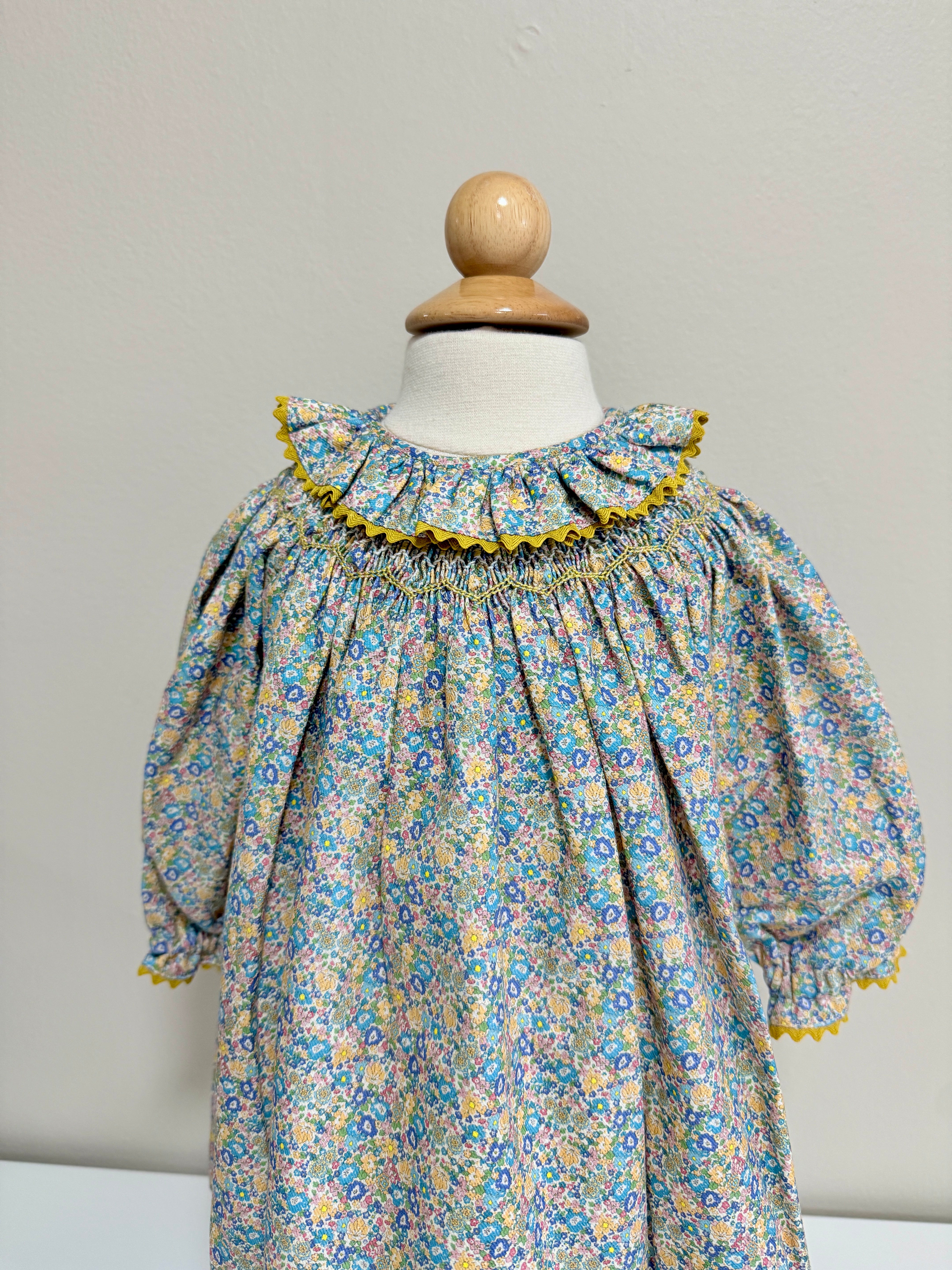 Smock Dress Ophelia Yellow