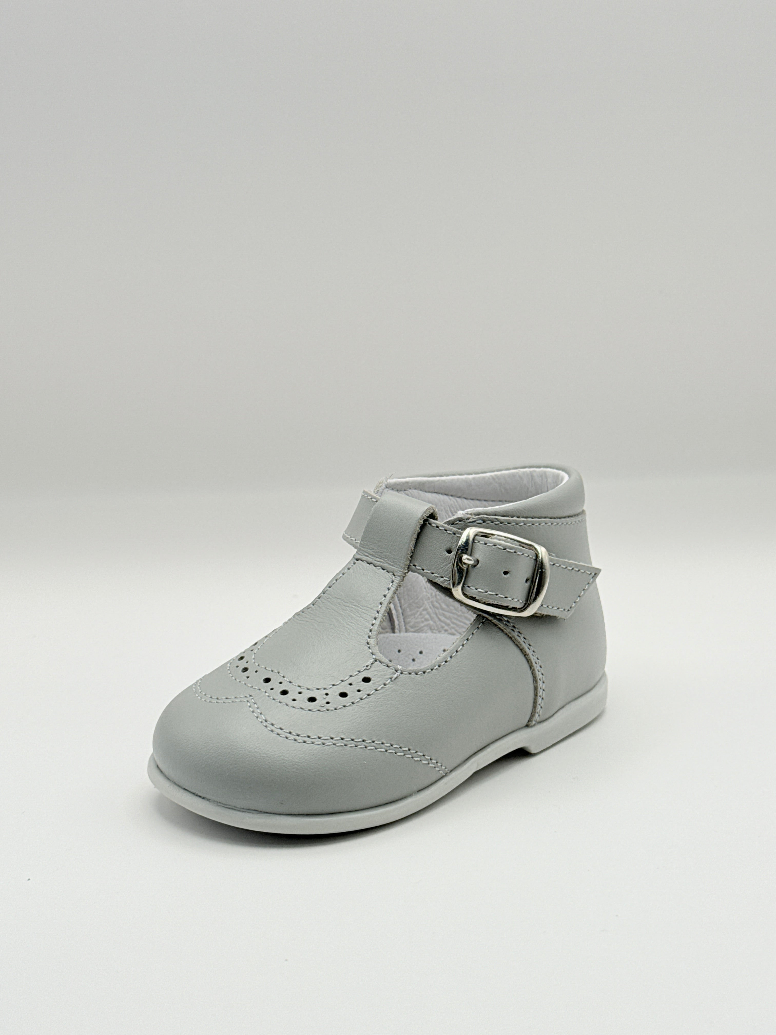 T-Bar Booties Gray