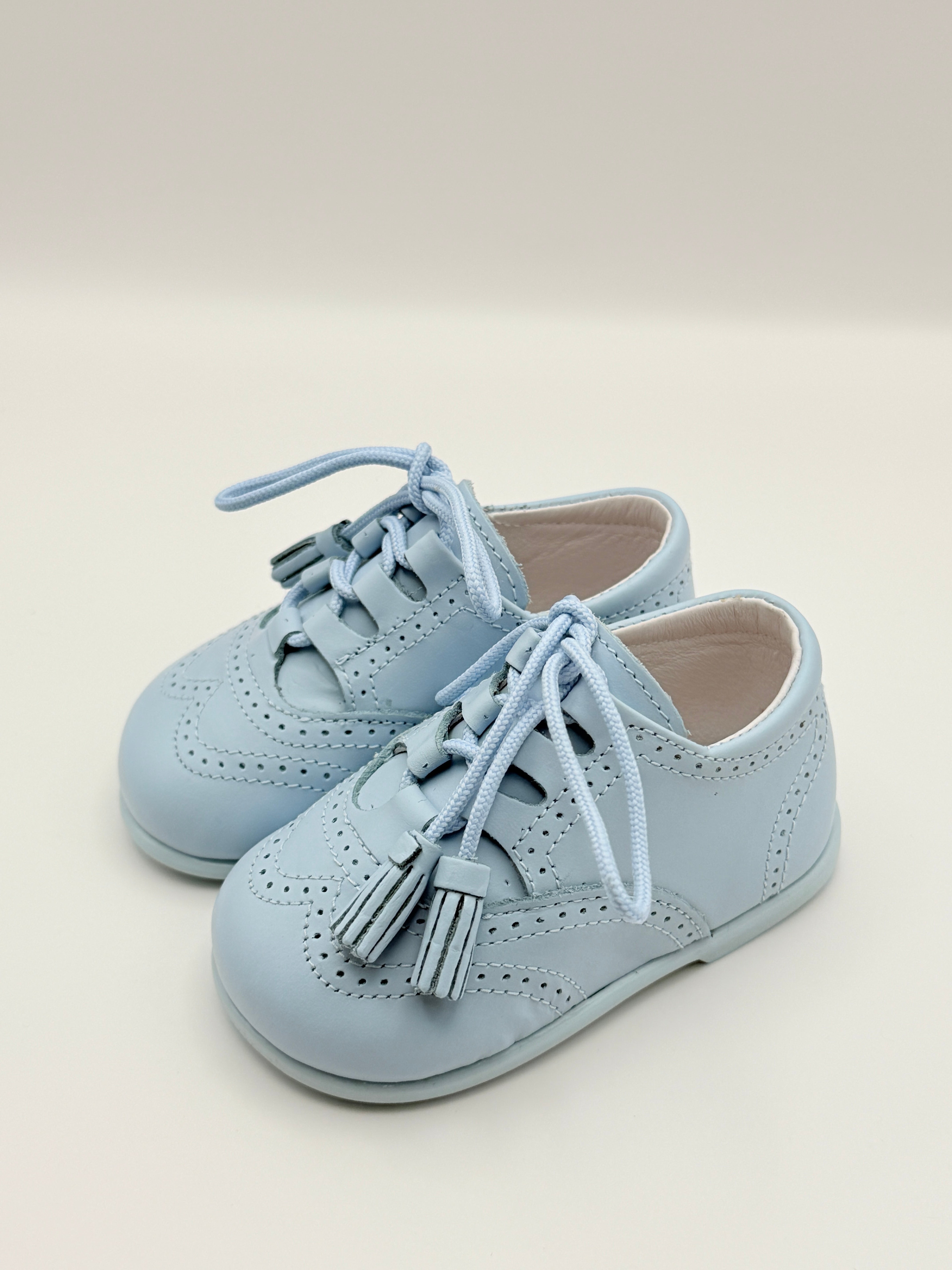 Lace-Up Shoes Baby Blue