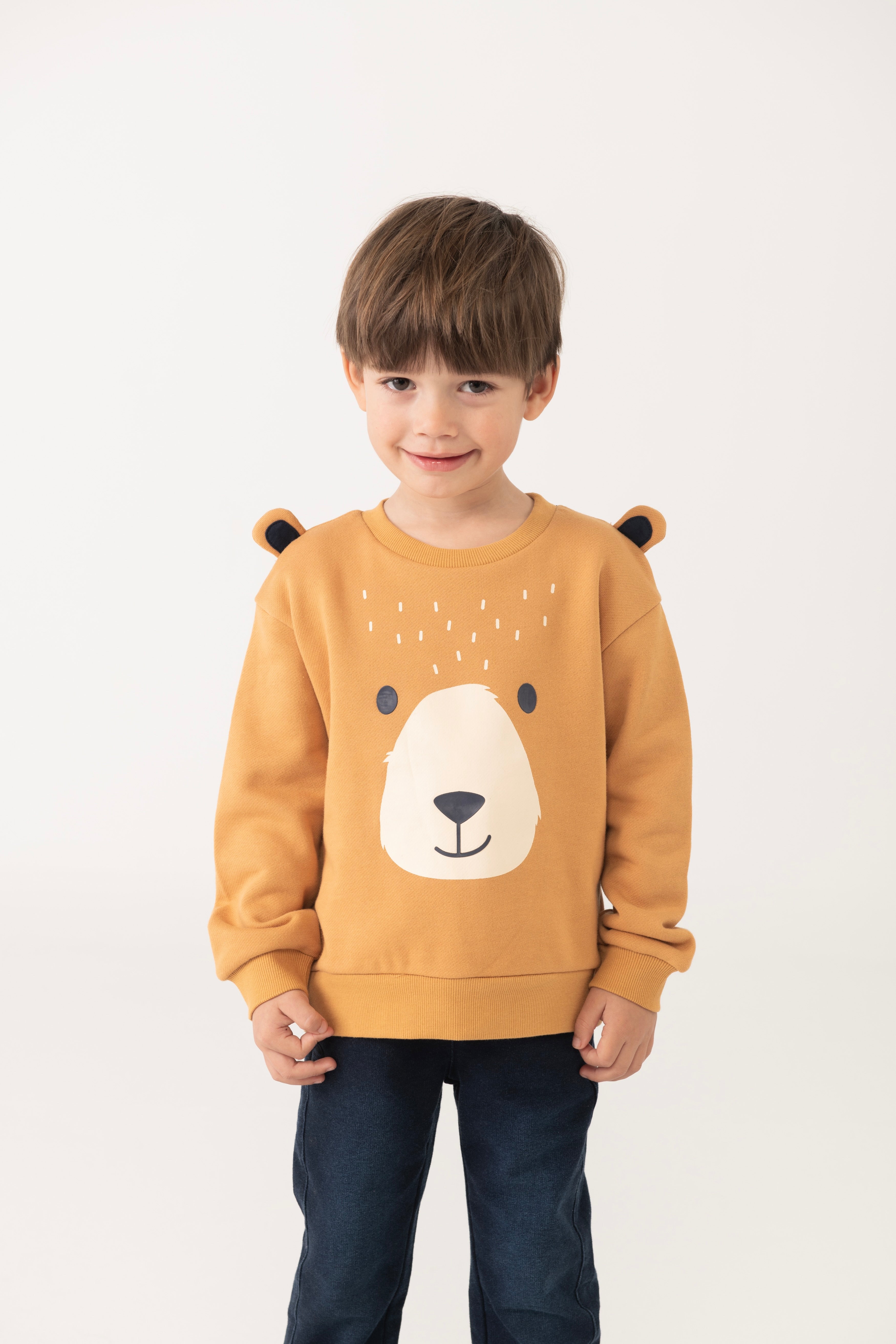 Fleece Sweater Bear Outfit